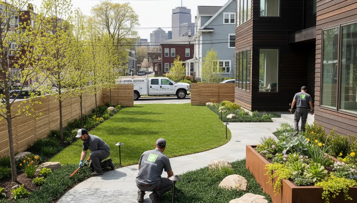 Landscaping services in Waltham, MA for residential and commercial properties